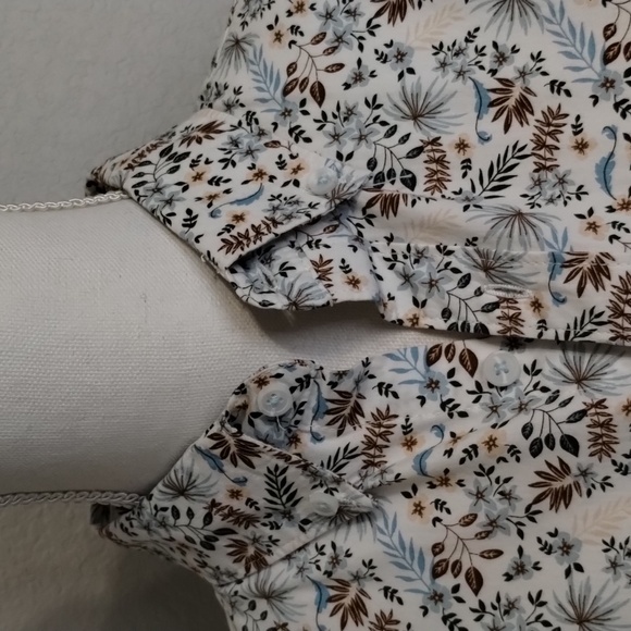 Denim & Flower Ricky Singh Floral Button down Size Medium Men's - Picture 3 of 8